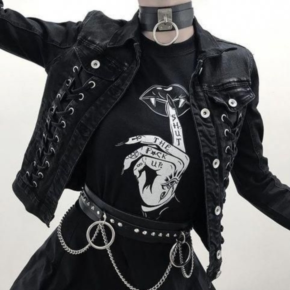 6pc |MYSTERY BOX| Goth•Punk•Grunge Clothes/Accessories/Jewelry Edgy Aesthetic - Picture 2 of 7